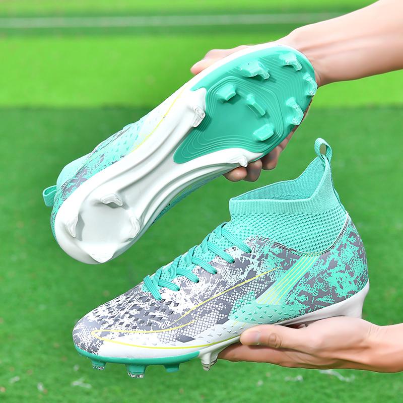 Unisex Soccer Shoes TF/AG Outdoor Professional Training Football Shoes for Men/Women/kids