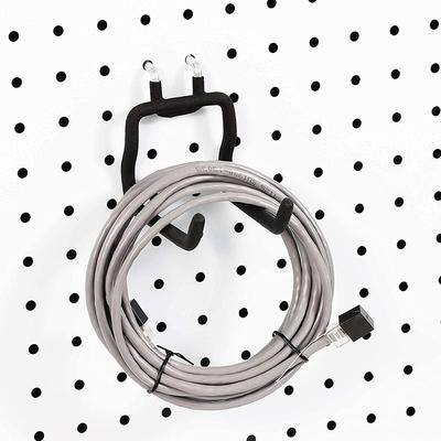 Black Pegboard Hooks Heavy Duty Power Tool Holder Multi-Function Wall Mounted Holder Electric Drill Hook Tool Wall Organizer