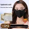 3D Stereo Breathable Ice Silk Face Shield: Washable, Hyaluronic Acid-Infused, UV Sun Protection