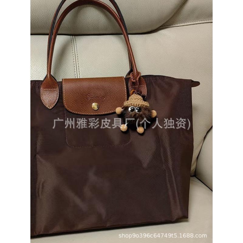 High Quality Dragon Inlaid Bag Week Commemorative Embroidered Dumpling Bag Nylon Handbag Large Capacity Shoulder Tote Bag