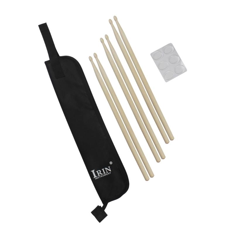 3 Pair Nonslip Drumstick Set Lightweight 5A Maple/Nylon Drumsticks Percussion Accessories for Beginner, Student, Adult
