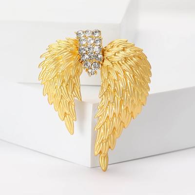 Legierung Emaille Flügel Brosche Mode Vielseitig Damen Anzug Mantel Korsage Ornament Anstecknadel