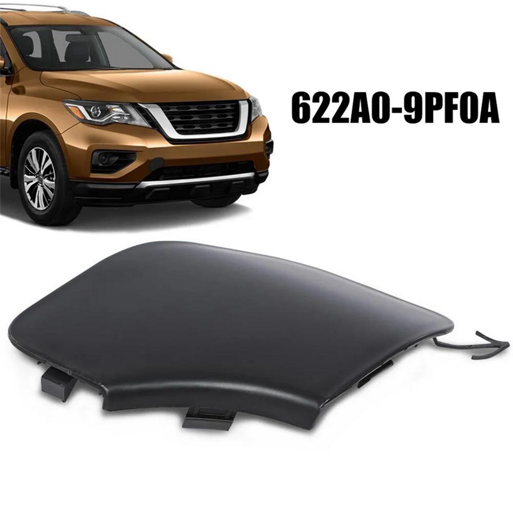 1PC For 2016-2021 Nissan Pathfinder Front Bumper Tow Hook Cover Cap 622A0-9PF0A