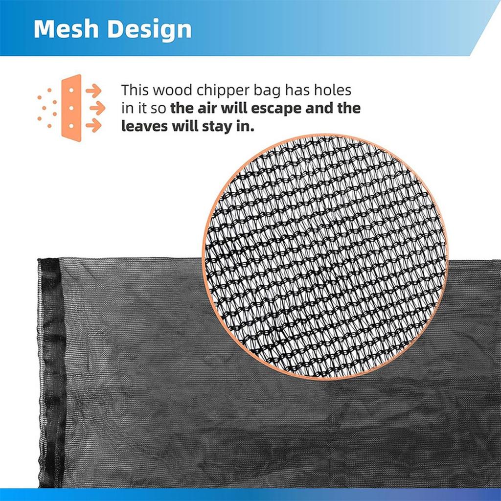 Leaf Shredder Collection Bag Replacement for Shredder Accessory Leaf Shredder Electric Wood Chipper Yard Leaf Branch