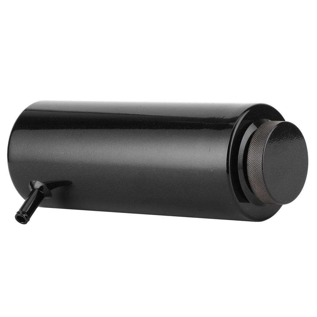 Ongwan Radiator Aluminum Catch Tank 80ml Overflow Reservoir Universal (Black)