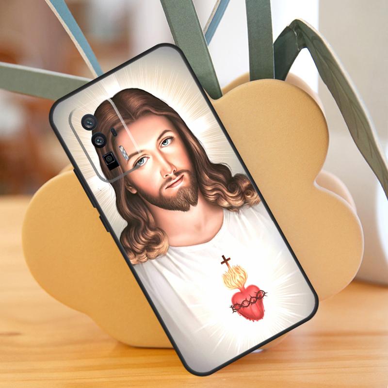 Christian Jesus Case For Xiaomi 14 13 Ultra 11T 12T 13T Pro 12 Lite POCO F6 F5 X6 M6 Pro X5 X3 F3 M5s Cover