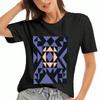 Geometric Lines Unisex Cotton T Shirt, Premium Cotton Quality Print, Durable And Long Lasting, Casual Fashion. Awesome Curve Line Design, Soft And Com