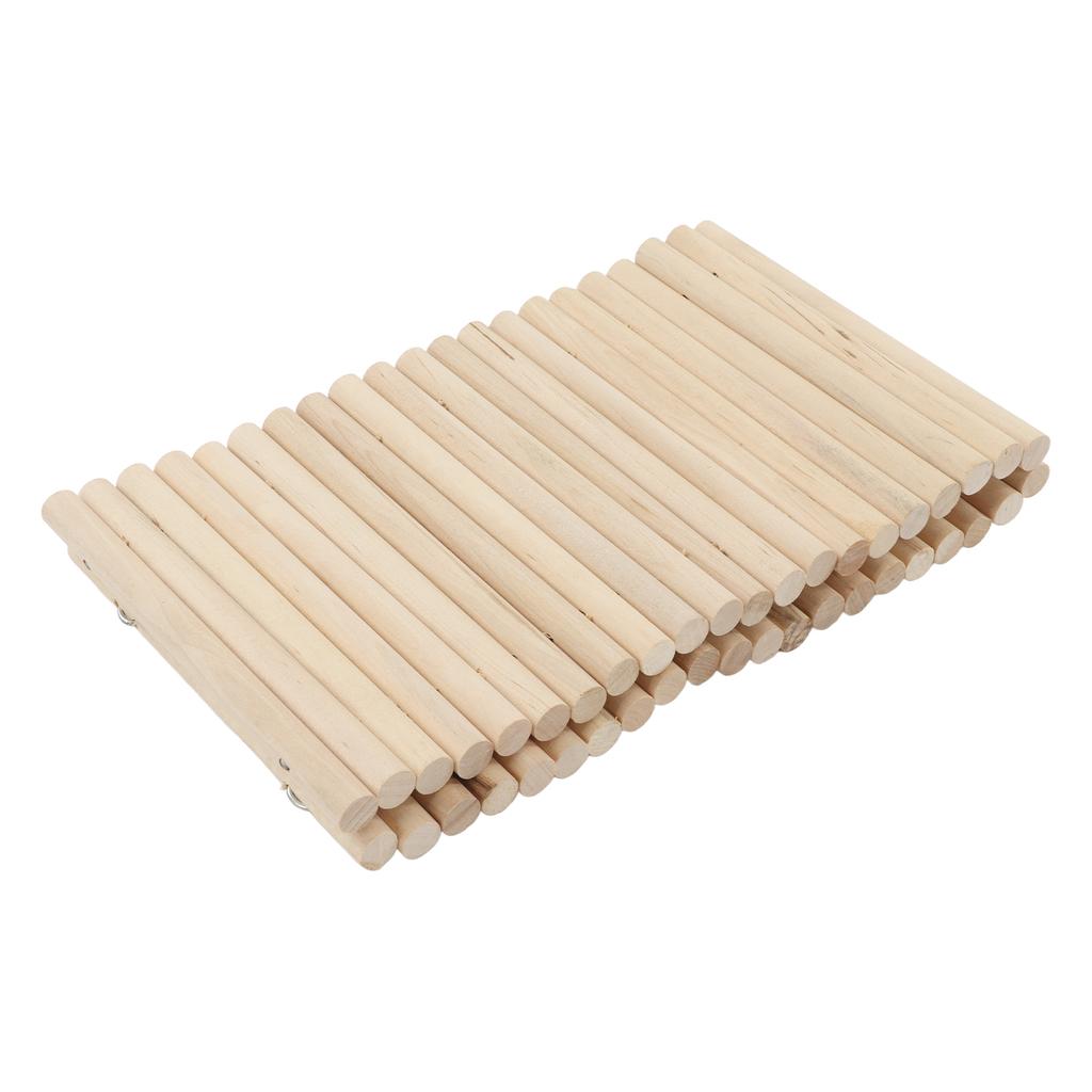 Pet Bridge Wooden Safe Bendable Small Pet Climbing Tunnel for Rabbits Guinea Pigs Hamsters