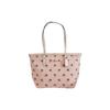 City Zip Tote 30 Floral Print Large Capacity Smooth Leather Shoulder Tote Bag Women Tote Pink 73203-SVPMC