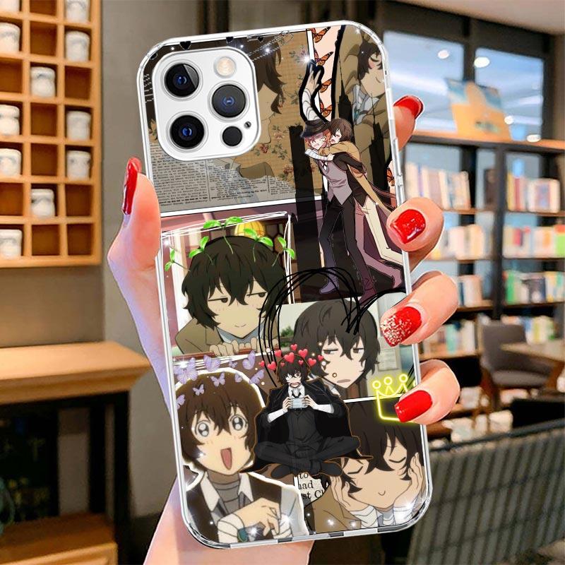 

Bungo Stray Dogs Poster Anime Cover Phone Case For iPhone 16 17 Air 15 14 Pro Max 16E Phone Case 13 Mini 12 11 7 SE 8 Print Patt iPhone 15 Pro
