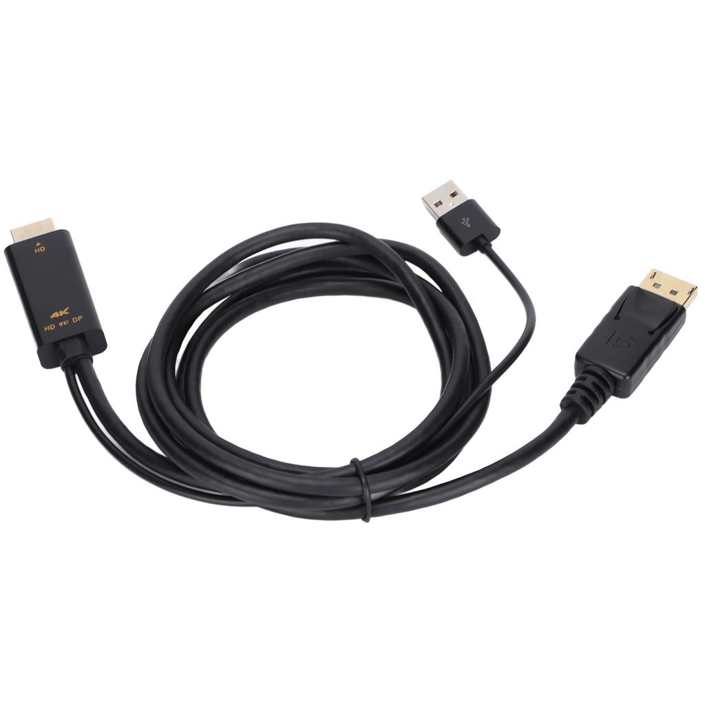Cablu convertizor interfață multimedia HD la Displayport 4K cablu adaptor prelungitor masculin la femel pentru