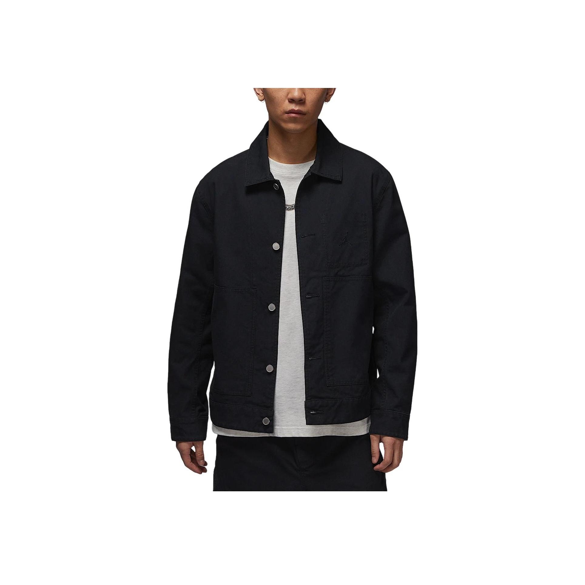 

New Jordan Essentials Chicago Jackets Men s Black HF9318-010 M