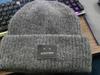 Autumn and winter wool hat women's loose sticker big head circumference beige cold hat warm and thickened new ear protection knitted hat