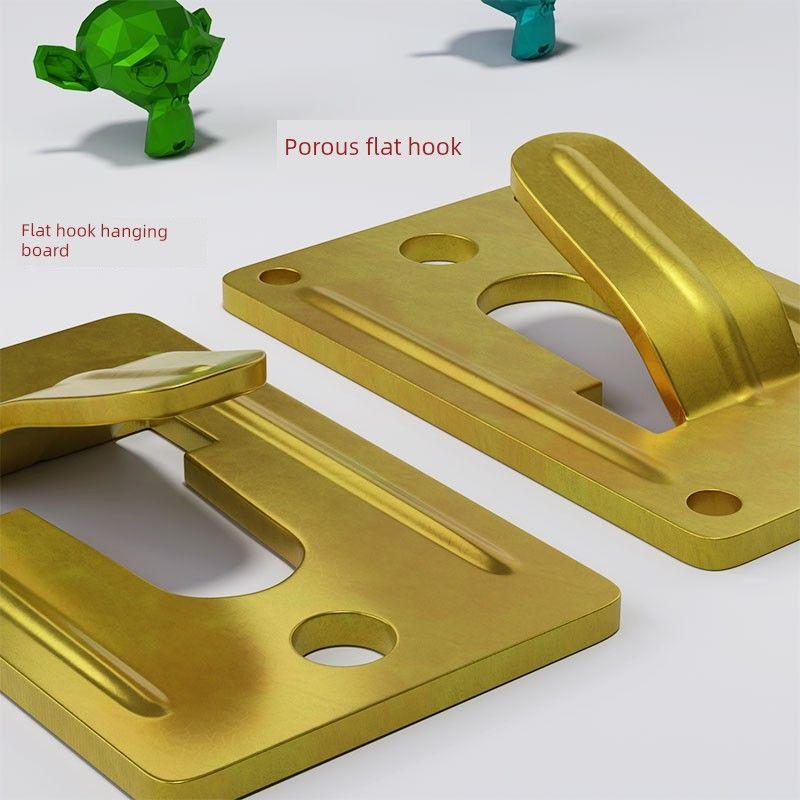 Electric Water Heater Round Hook Mounting Plate Installation Mockup with a Load Capacity of 80L, Water Heater Bracket Fixed on Hollow Wall Hook