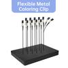 Model Painting Stand Base Holder and Bendable Alligator Clip Sticks Set Airbrush Hobby Tools Accessories for Crafting