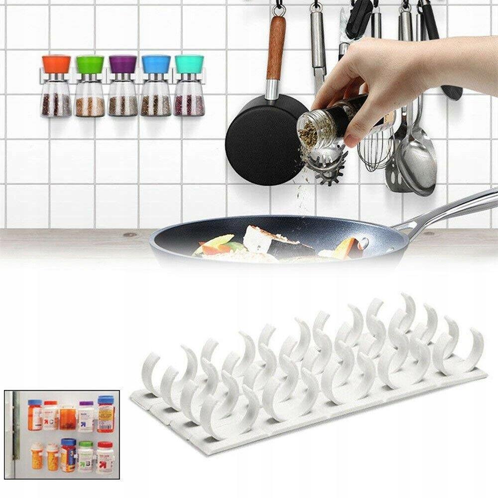 Kitchen Spice Holder Medicines For The Cabinet 5 Places Universal White