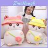 Cute Hamster Plush Toy With Hoodie Large Sleep Pillow For Kids And Girls