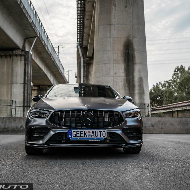 CLA180/220/200/260 Vertical Bar Grille & CLA45 Front/Rear Bumper Upgrade