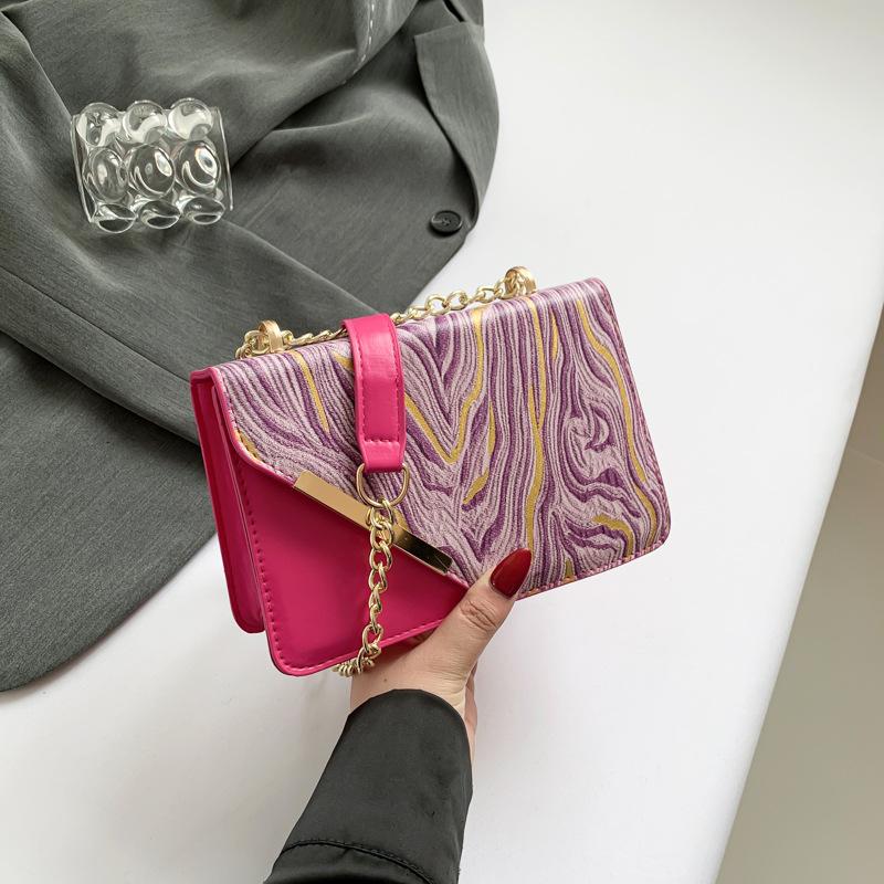 Lässige und schöne Umhängetasche Damen Schulter Nische Persönlichkeit Temperament Pendler Messenger Bag Damentasche kleine quadratische Tasche