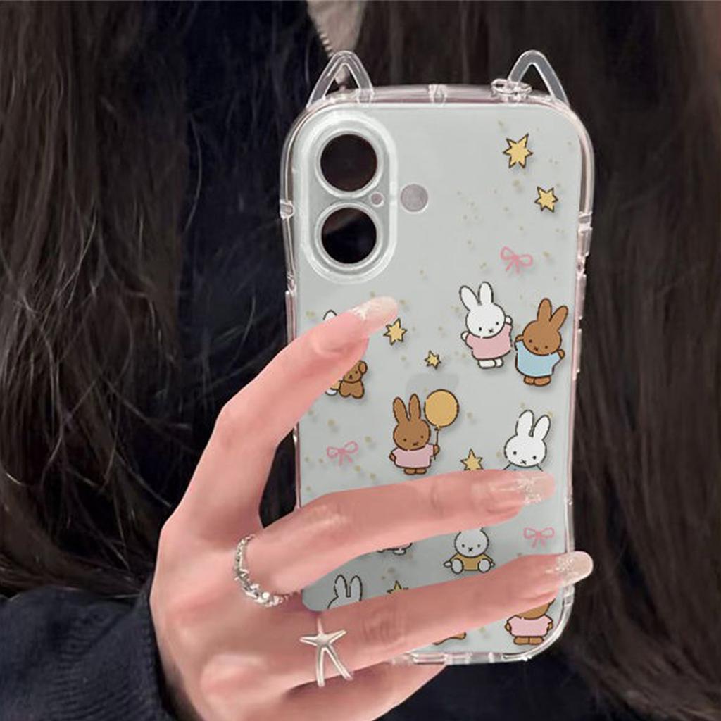 Nuova Cover per Cellulare 3D Tridimensionale con Orecchie da Gatto per Apple per IPhone Custodia per Cellulare 13 Custodia per Cellulare Xiaoxin Copertura Protettiva