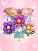 7pcs/set Colorfully Butterfly Leaf Flower Aluminum Foil Balloons Butterfly Flower Theme Anniversary Party Birthday Decorations