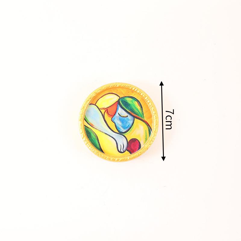 Ímã de Geladeira Arte Retrô Criativa - Porta-Retrato Pintura Famosa