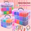 15000-Piece Rainbow Rubber Band DIY Bracelet Kit for Kids