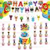 Sprunki Children's Birthday Outdoor Holiday Party Decoration Cute Cake Topper Balloon Banner Spiral Surprise Decorations