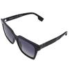 Burberry Maple Blue Gradient Square Ladies Sunglasses Be4335 39884l 53
