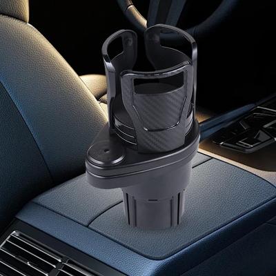 2 In 1 Vehicle-Mounted Slip-proof Cup Holder Car Cup Holder Expander Adapter Base Tray with Adjustable Base Auto Stand Organizer