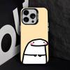 Celular Flork Süß Für iPhone 17,16,15,14,13,12,11,Pro,Max,Plus,E,Air,Mini Sturzfest Schwarz Matt Hartes Bumper Handyhülle
