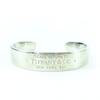 Great TIFFANY&Co. Bangle Narrow Cuff Silver AG925 Used
