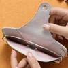 With Keychain Eyeglasses Protective Box Hanging Sunglasses Bag Leather  Glasses Case Eyewear Holder