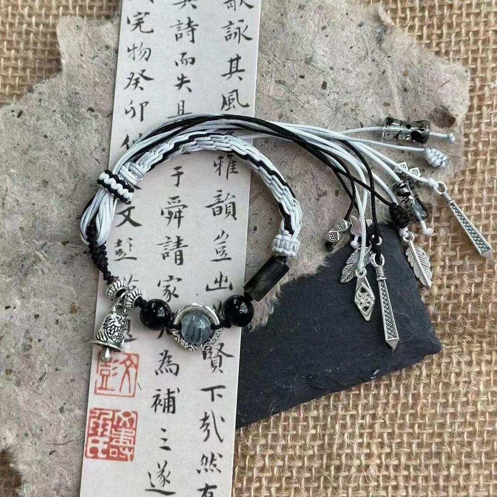 New Chinese Elegant Style Bell Beaded Bracelet With Sophisticated Detailing Handcrafted