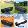 Outdoor Lounger Cover Garden Patio Sunbed Chair Dust Cover Waterproof Windproof Furniture Recliner Protective Cover