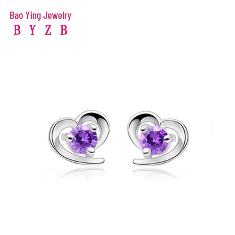 Korean Style Heart Kiss Stud Earrings: Chic Fashion for Women and Girls