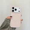 Korean-Style Pink Polka Dot iPhone Case: Drop-Proof, 16Pro Magnetic, 15PM Bear Stand, 14/13 Frosted