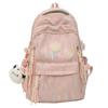 Schoolbag1011 New INS High-Appearance Embroidered Backpack Backpack for Female Students Large Capacity Lightweight Waterproof Travel Backpack
