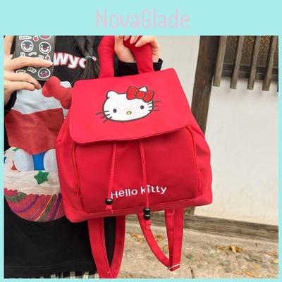 Japanese School Backpack For Girls Canvas Cartoon Style With Durable Straps For Daily Use