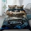 Duvet Cover Set Scream Horror Night Linen Bedding Set Single Double student dormitories Soft Microfiber 2/3pcs set Music Fan