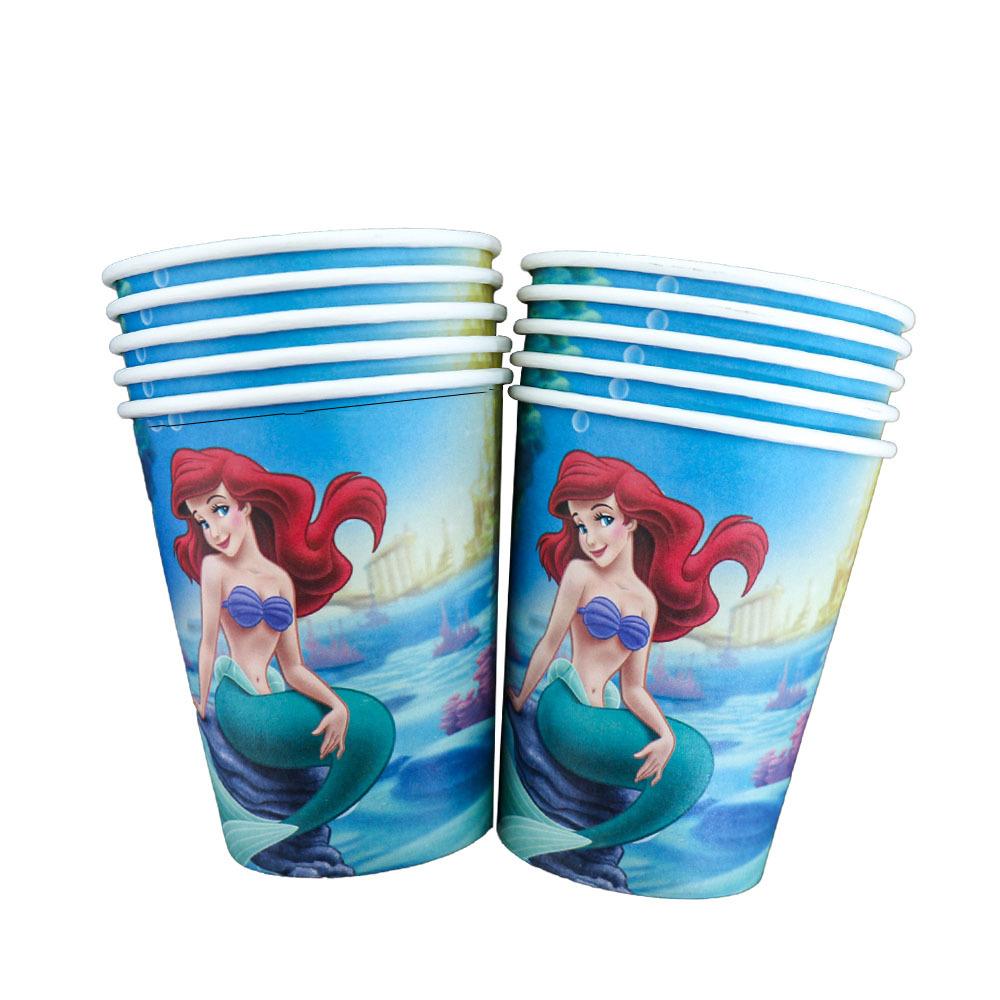 

Принадлежности для дня рождения Одноразовая посуда Бумажные тарелки Бумажные стаканчики Бумажные салфетки Украшение для дня рождения девочки Защита окружающей среды