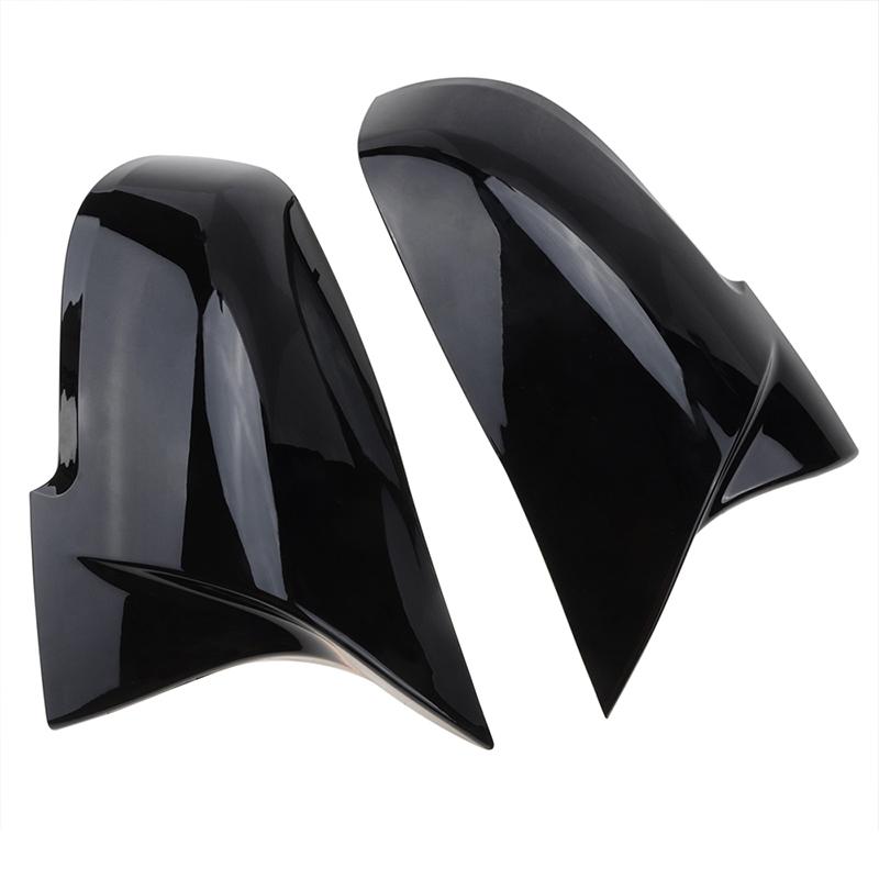 Rhyming Rearview Mirror Cover Side Mirror Black Caps Fit For BMW F20 F21 F30 F31 F22 F23 F34 F36 1 2 3 4 Series  Car