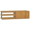 Day and Night - Day and Night Wall-mounted Bathroom Cabinet Solid Teak Wood 110x40x30 Cm