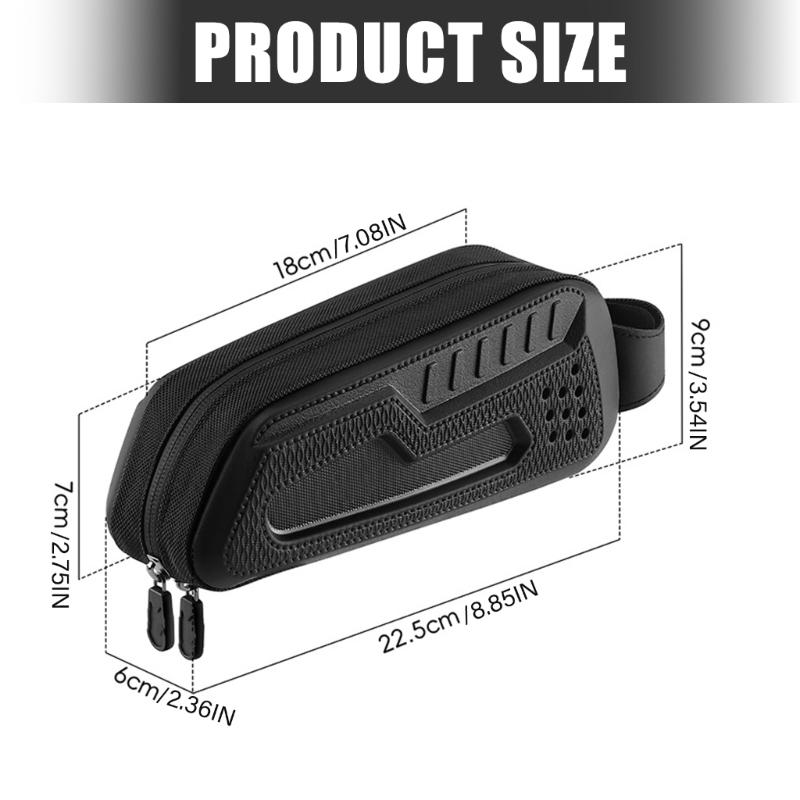 Road Bikes Front Frame Bag Bicycles Front Top Tube Pouches Storage Bag Cyclings Tool Front Saddles Bag for Mountain Bike