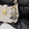 Korean Style Crossbody Bag with Girl Doll Clothes Set Keychain - Fashion Charm Gift