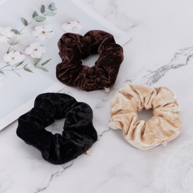 Maia Crystal Velvet Crunch Set of 6