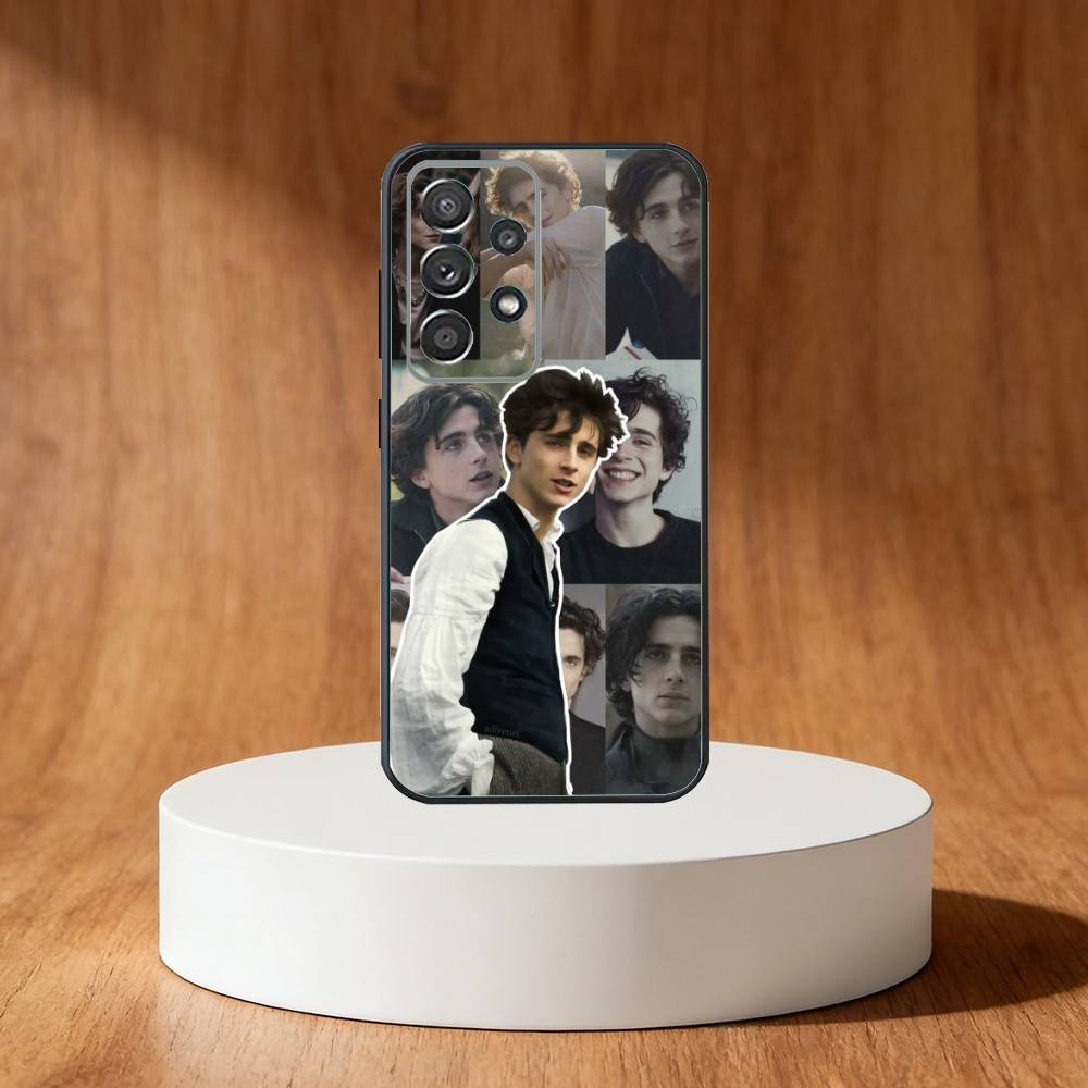 Timothee Chalamet Phone Case For Samsung S25,S24,S21,S22,S23,S30,Ultra,S20,Plus,Fe,Note,10,9,5G Black Cover