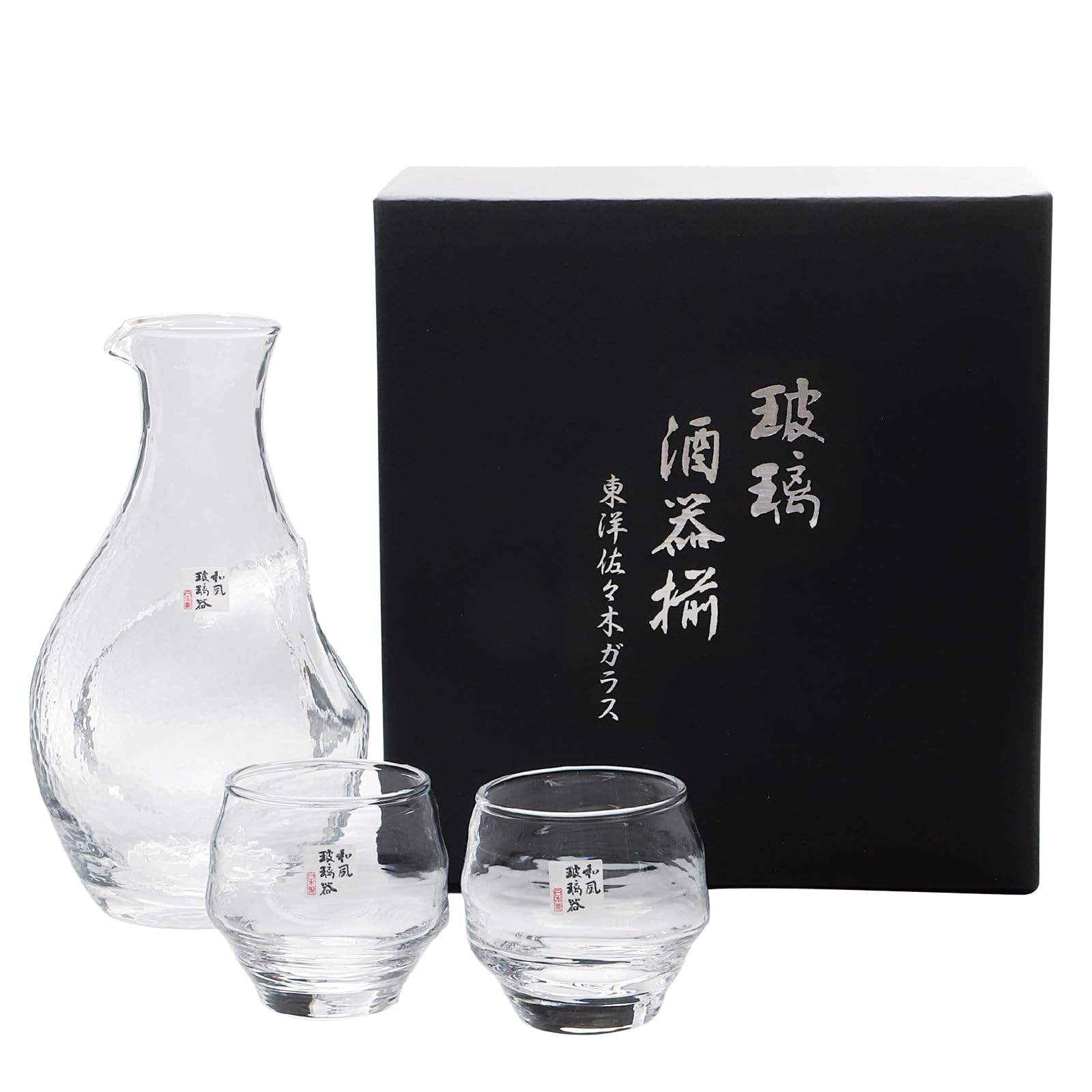 

Toyo Sasaki Glass Cold Sake Sake Glass Sake Made in Dishwasher 3 Piece Day 300ml x 100ml x 2 Set, Collection, Glasses, Boxed, Japan, Safe, Clear, Set,