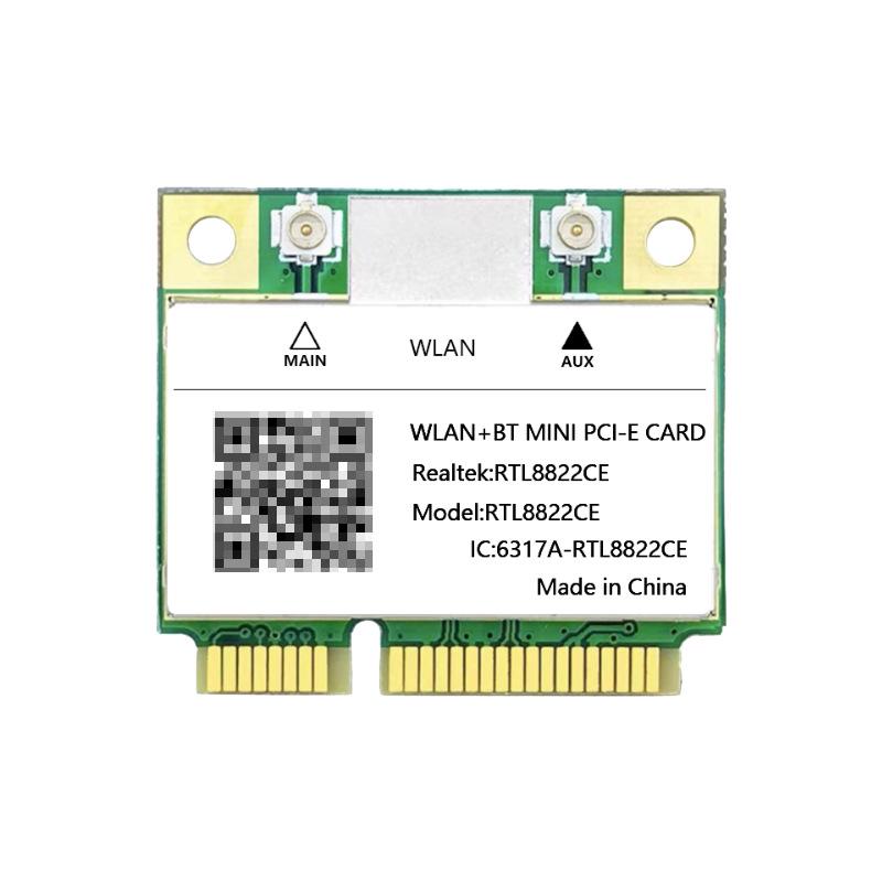 RTL8822CE Dual-Band Mini PCIe Gigabit Laptop Wireless Network Card with Bluetooth 5.0