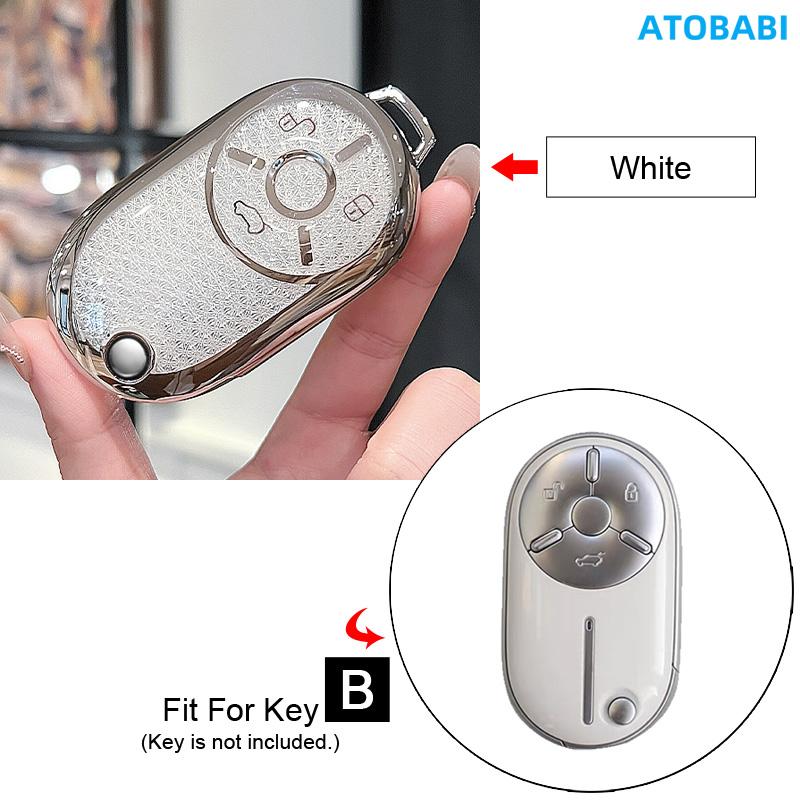 Crystal Style Tpu Car Key Cover Smart Remote Fobs Shell Case Bag For Faw Bestune B70 T99 T77 Pro T55 T33 Accessories
